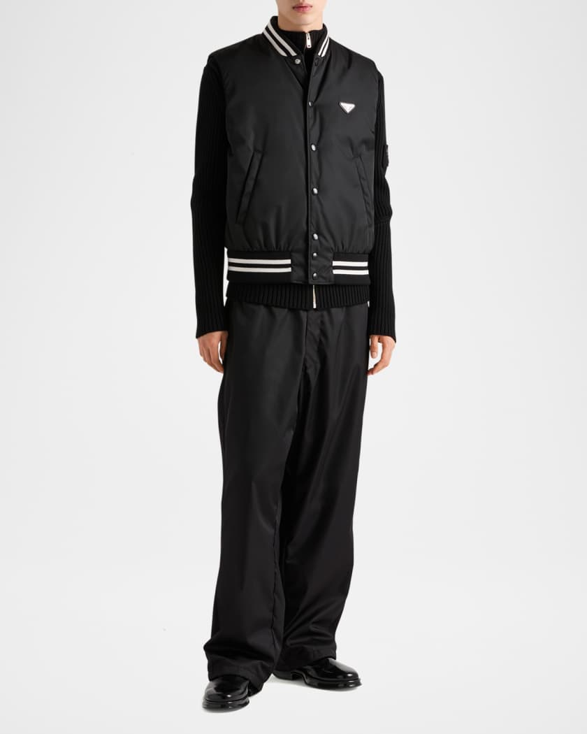 PRADA プラダ ヴァージンウール ドライバーズニット ネイビー