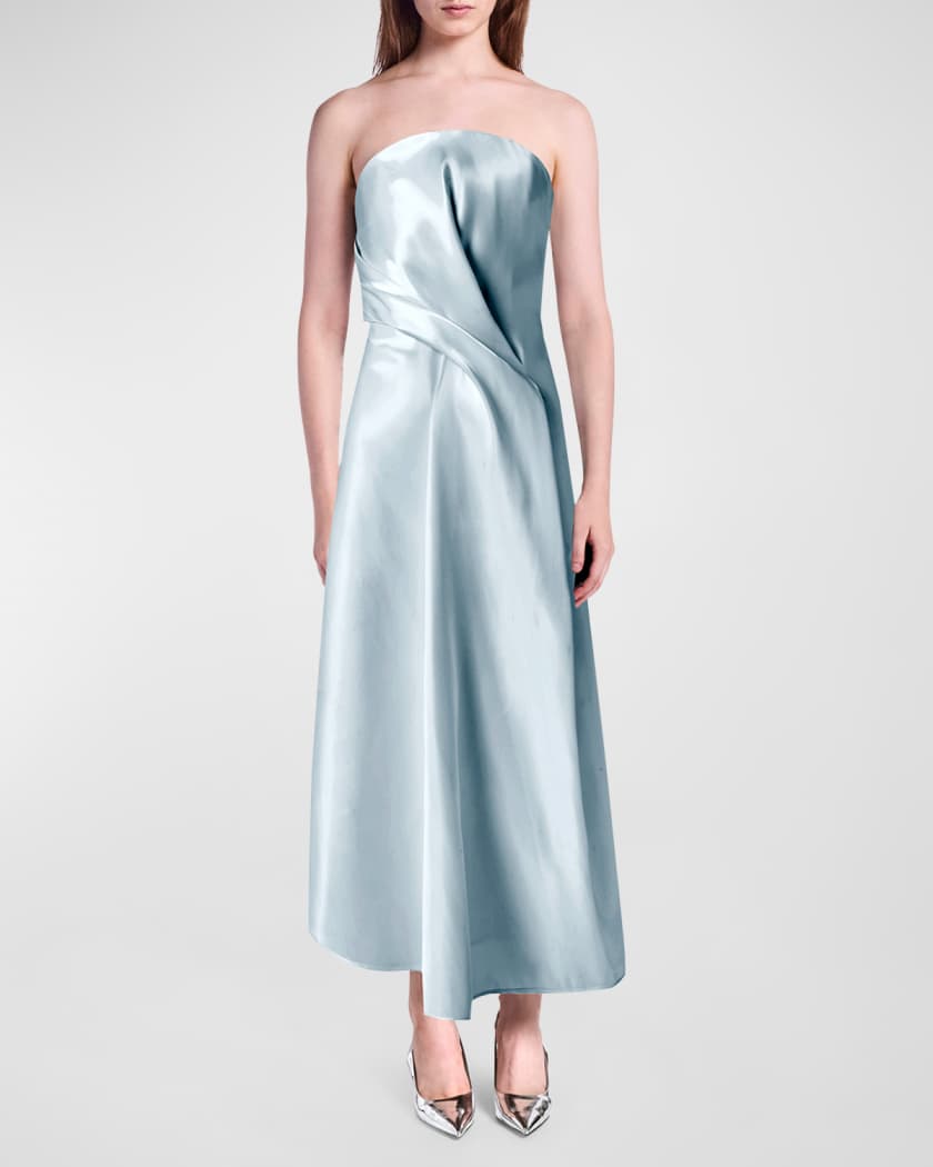 Kate Strapless Liquid Drape Gown