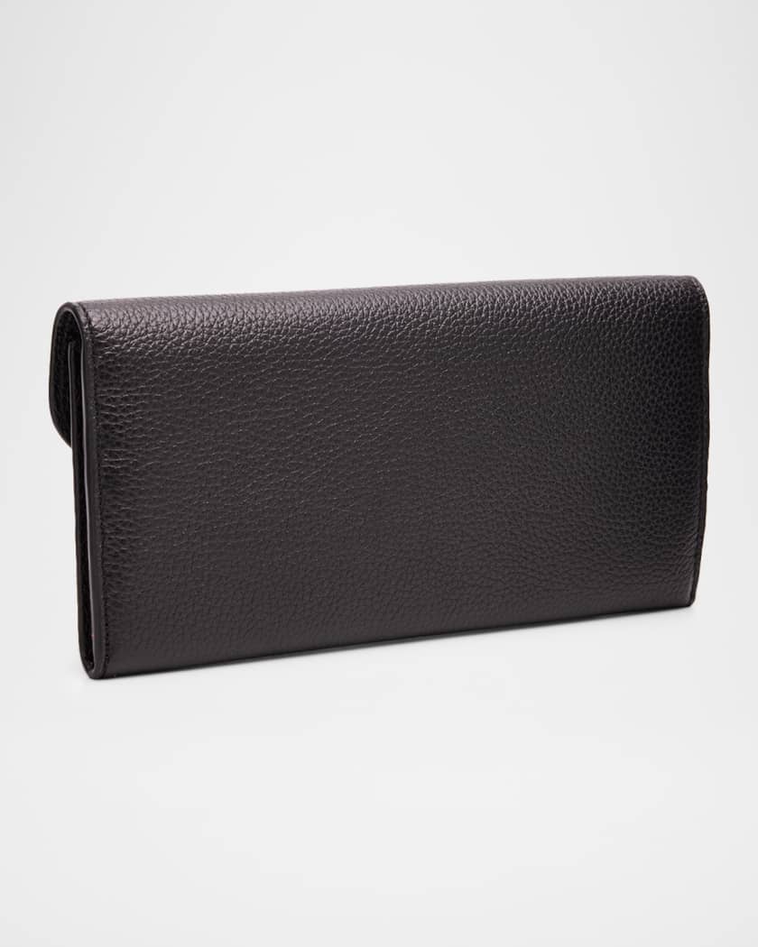 T-Lock Grain Leather Continental Wallet