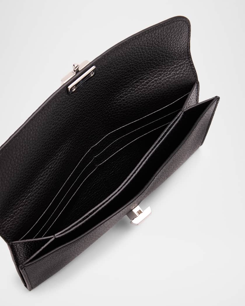 T-Lock Grain Leather Continental Wallet