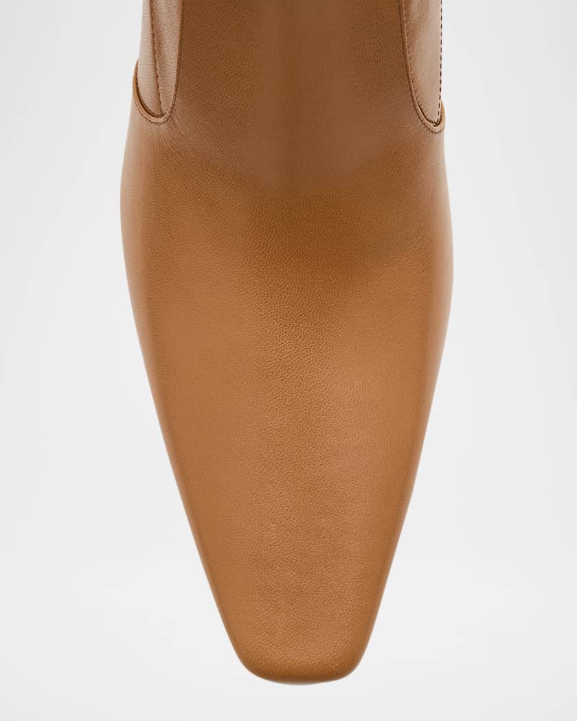 Francoise Smooth Leather Knee-High Boots
