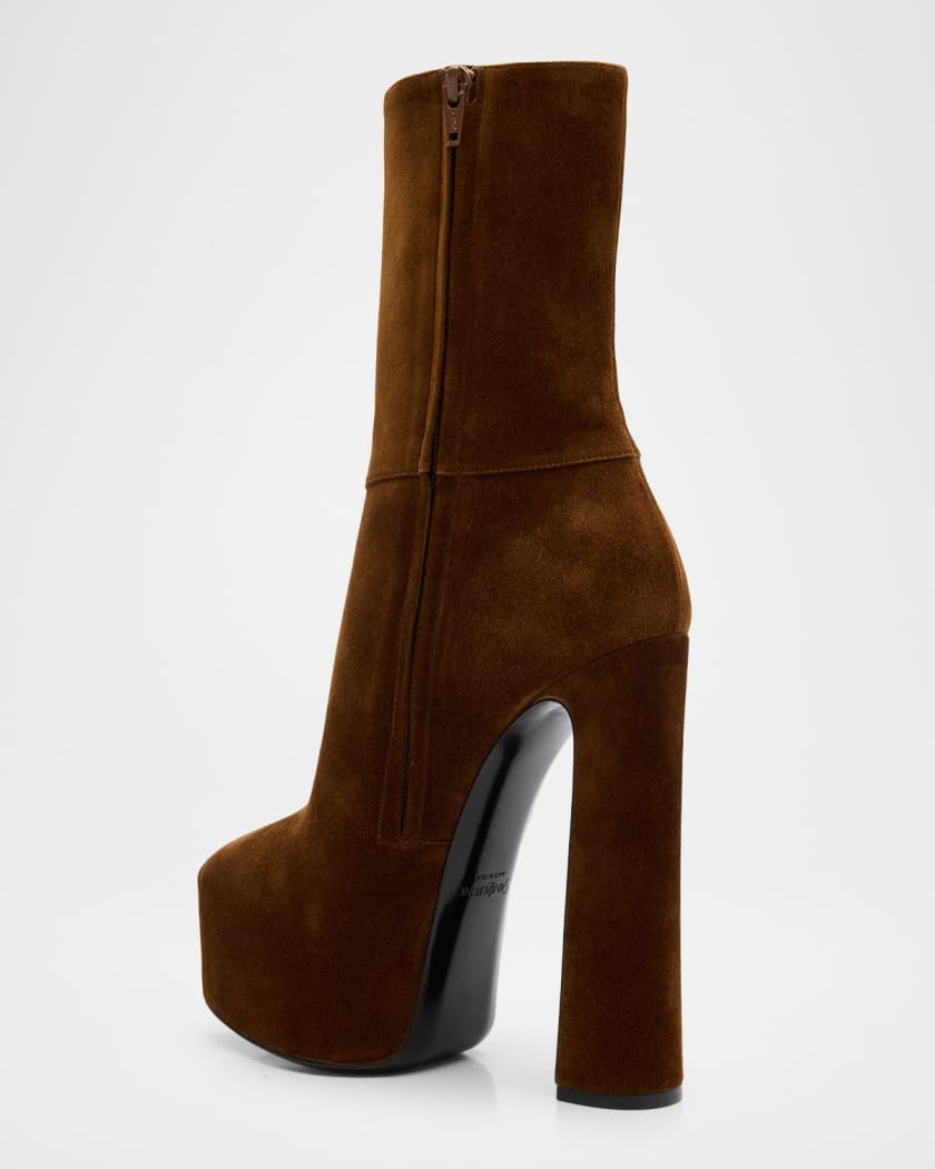 Nico Platform Suede Booties