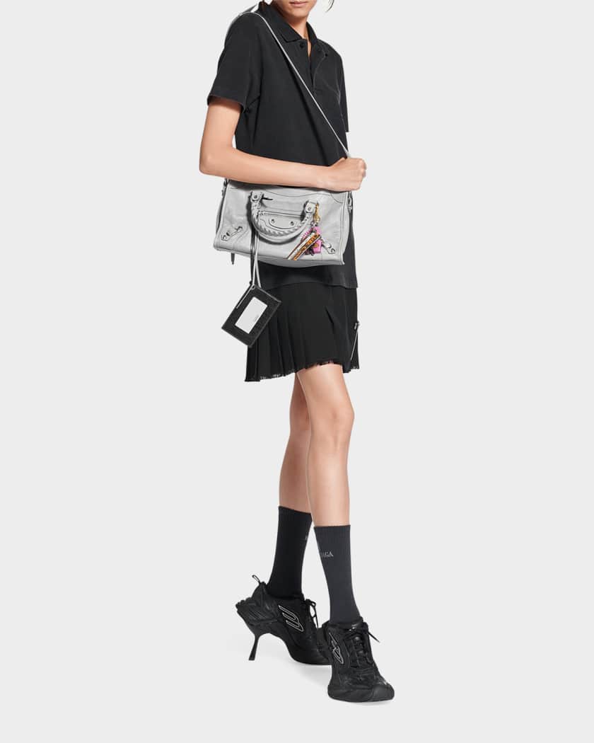 BALENCIAGA THE DAY レザー ショルダーバッグ city Balenciaga Le City Small Arena Leather Crossbody Bag | Neiman Marcus