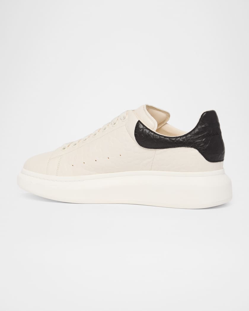Men's Grainy Leather Oversized Sneakers