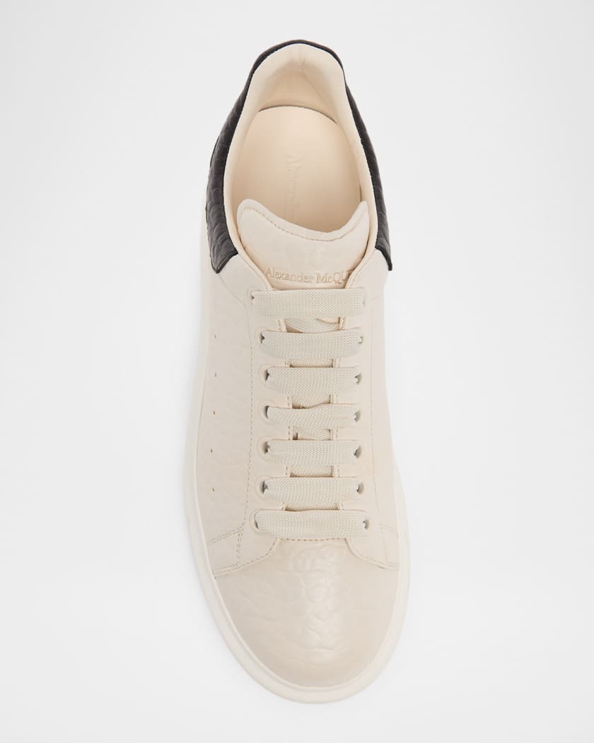 Men's Grainy Leather Oversized Sneakers