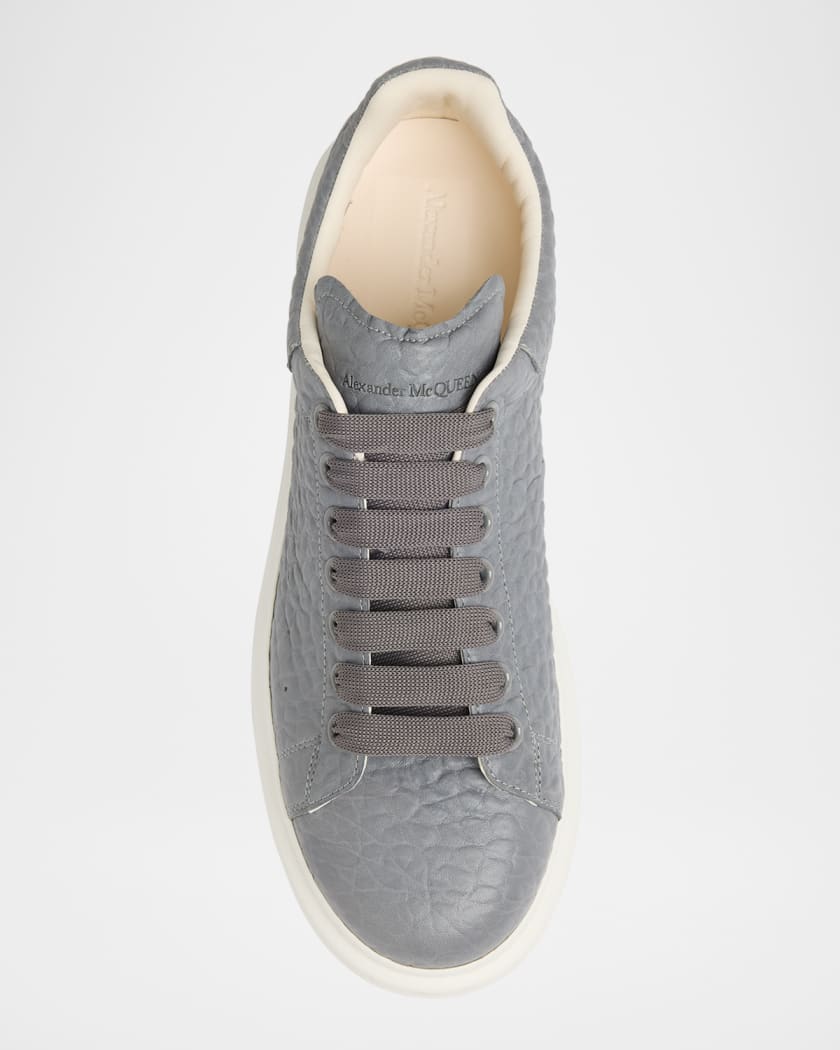 Men's Grainy Leather Oversized Sneakers