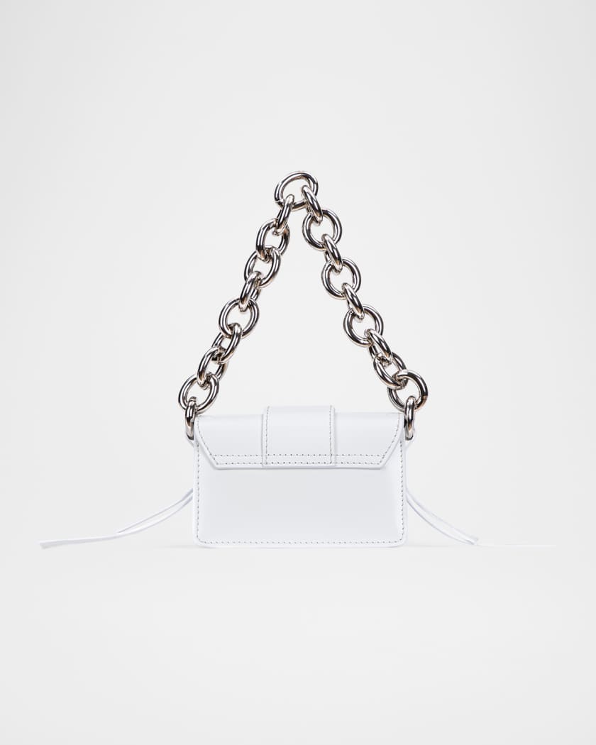 Micro Nia Leather Clutch Bag