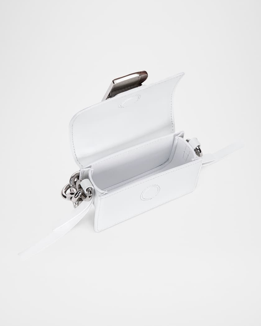 Micro Nia Leather Clutch Bag