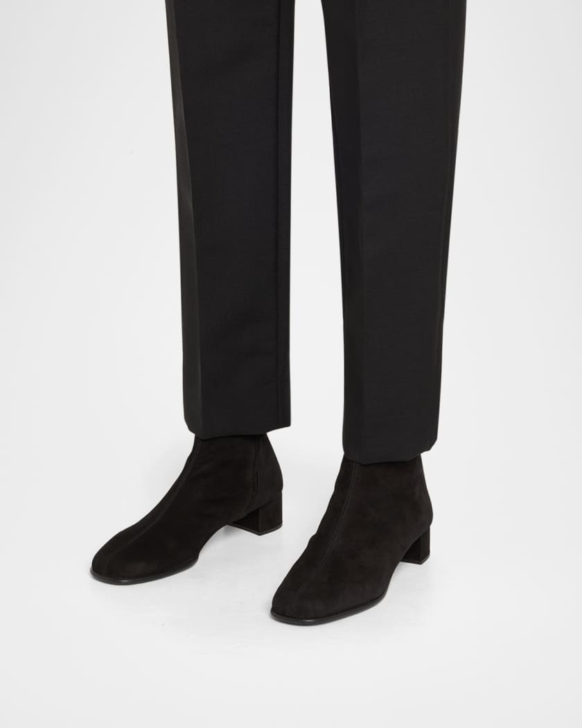Suede Ankle Booties