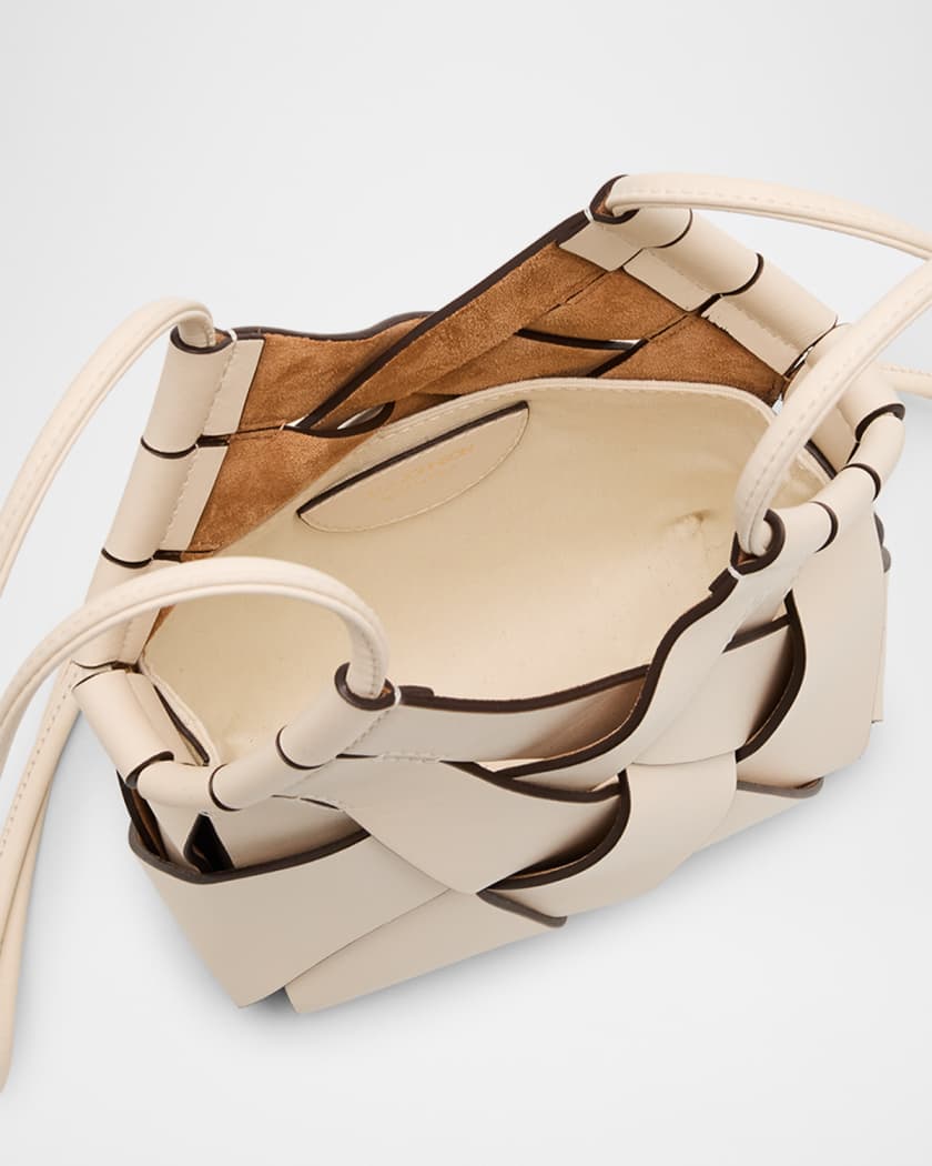 Charlotte Woven Leather Crossbody Bag