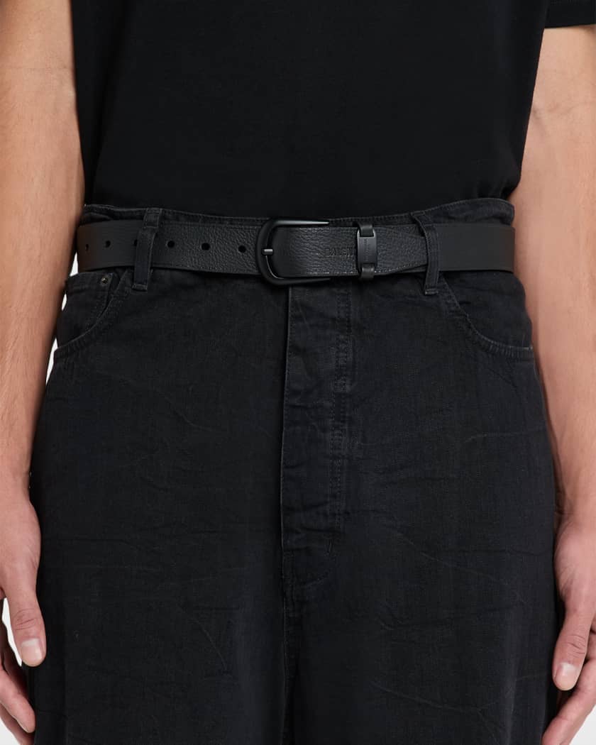 Balenciaga Men's Leather Suit Belt | Neiman Marcus