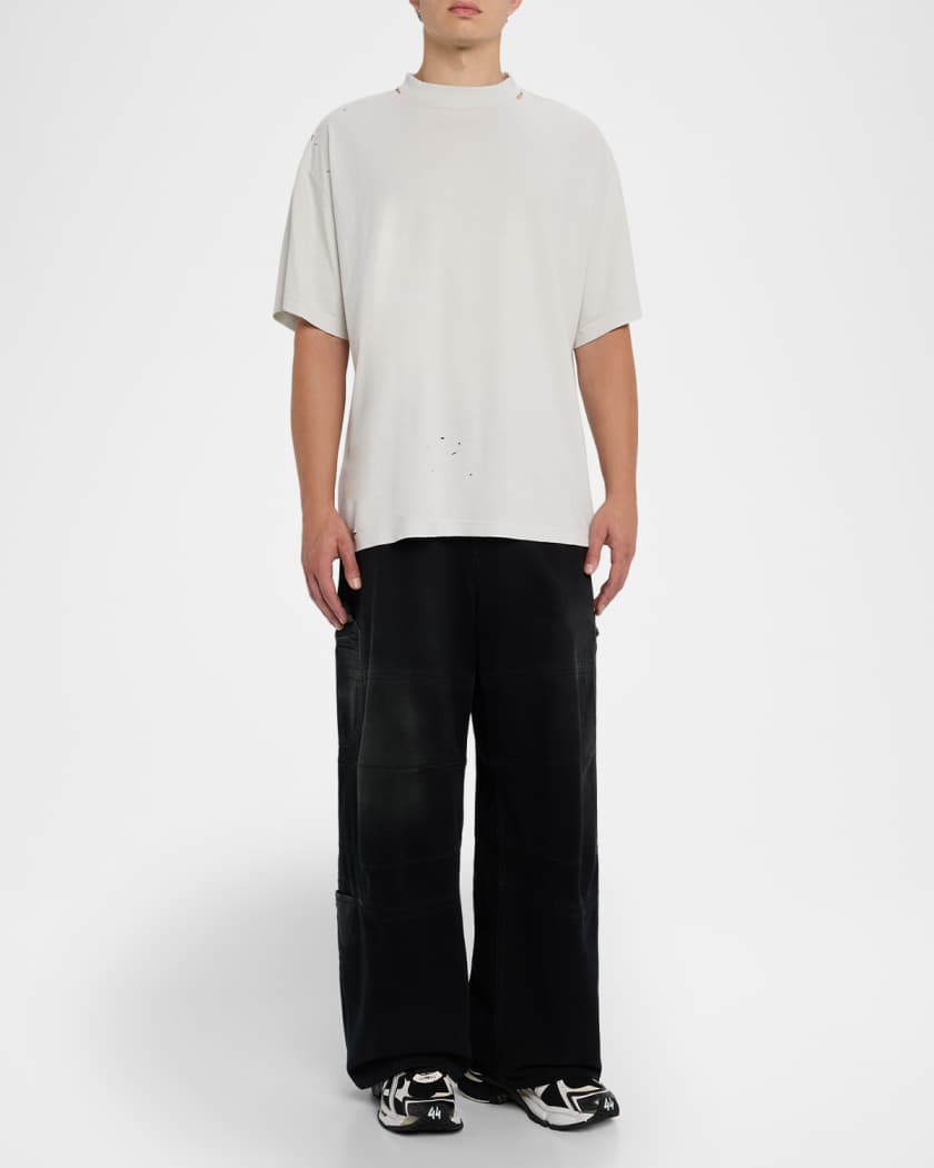 Blackletter Script Oversized T Shirt