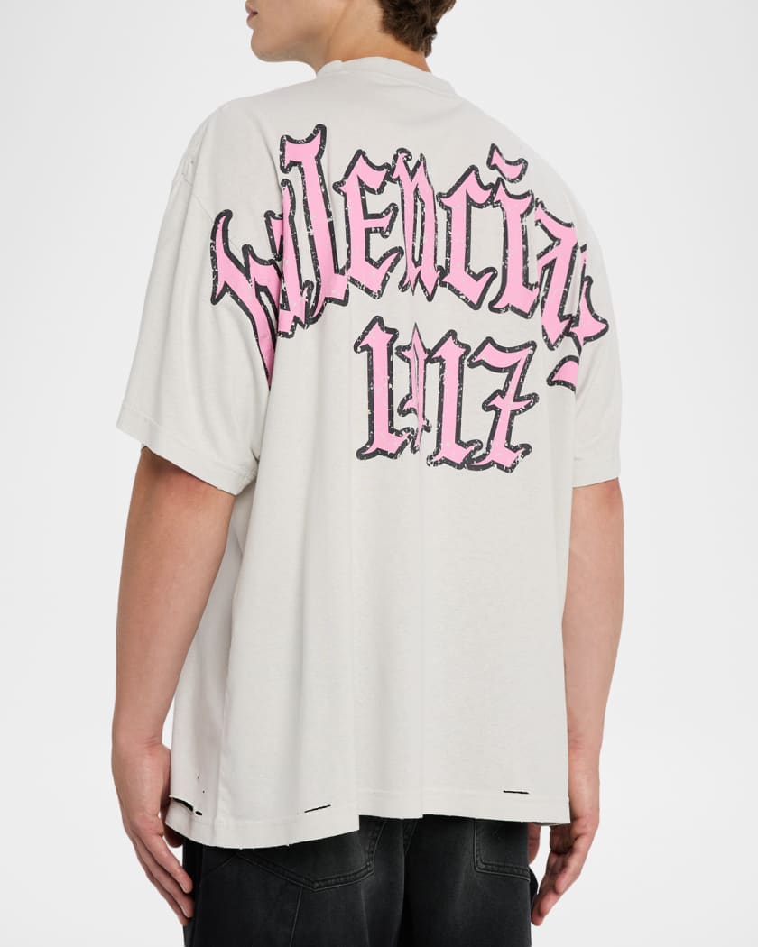 Blackletter Script Oversized T Shirt