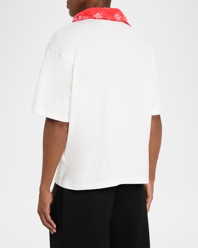 Men's Foulard Crewneck Logo T-Shirt