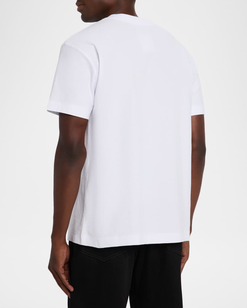 Men's Rhinestone Logo Outline Graphic T-Shirt