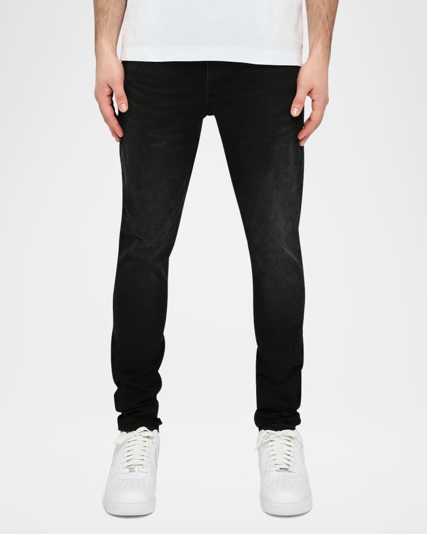 Men's Skinny Hotfix Logo Jeans