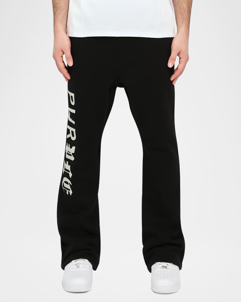 Men's Fleece Flared Pants