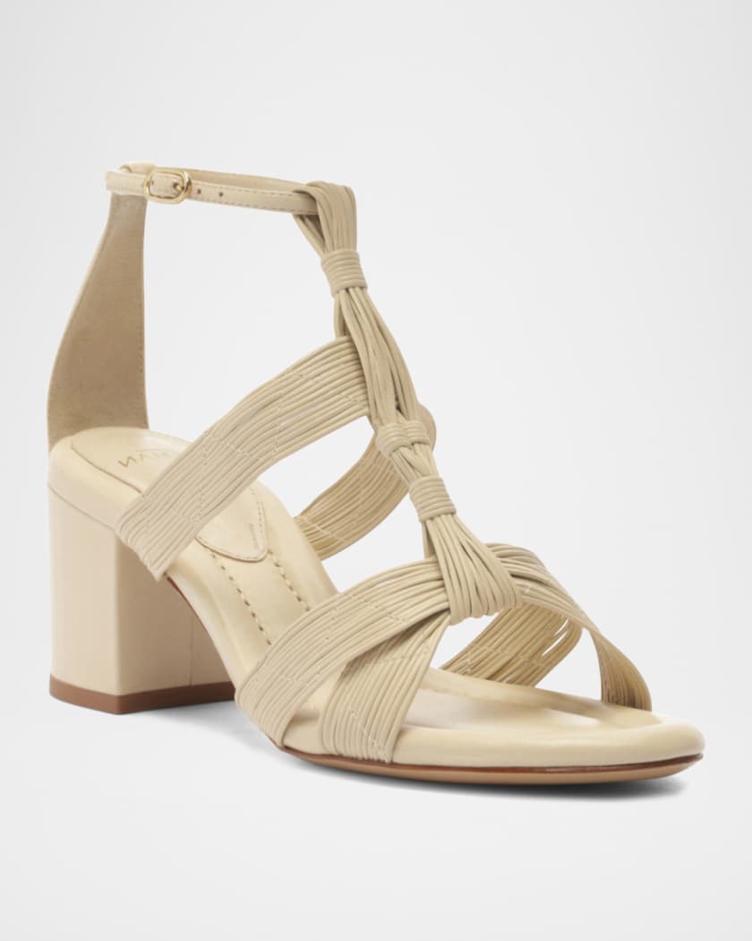 Olga Block 60 Leather Sandals