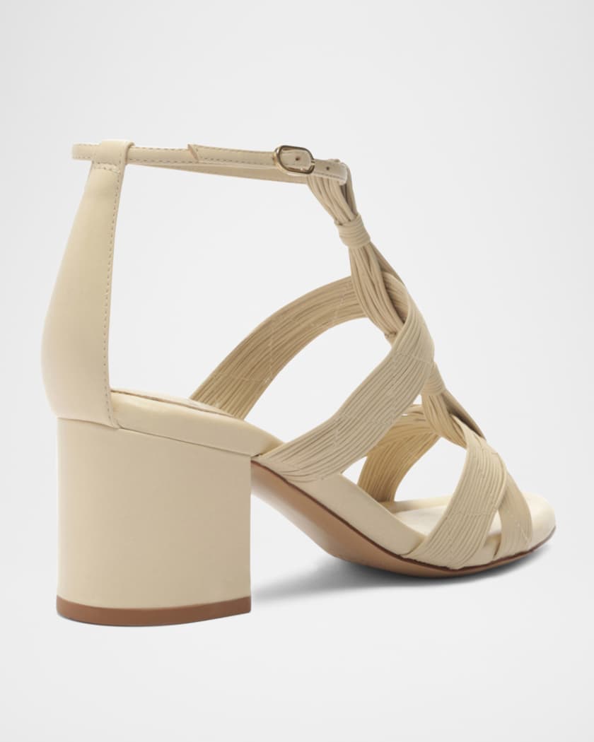 Olga Block 60 Leather Sandals