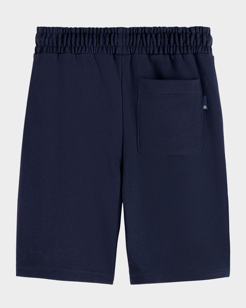 Boy's Core Logo Badge French Terry Sweatshorts, Size 4-12