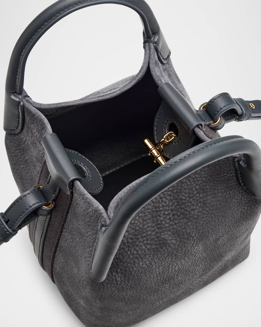 Bale Micro Grained Nubuck Shoulder Bag