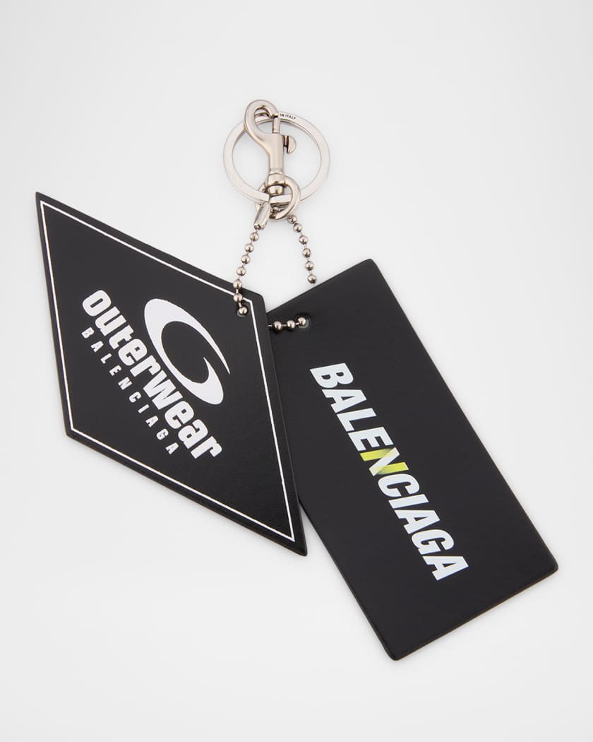 BALENCIAGA EVERYDAY LEATHER  KEYRING Balenciaga Everyday Leather Keyring - ShopStyle