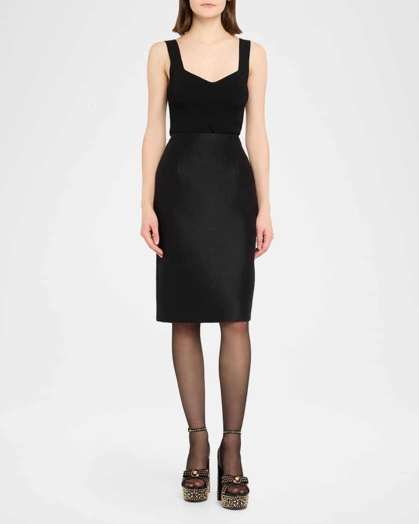 Versace 140mm Gianni Ribbon Studded Leather Platform Sandals