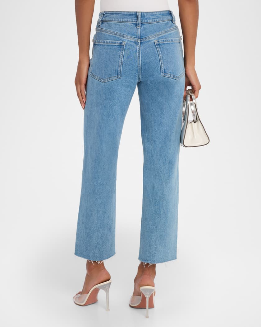 Baylor Embellished Straight-Leg Jeans