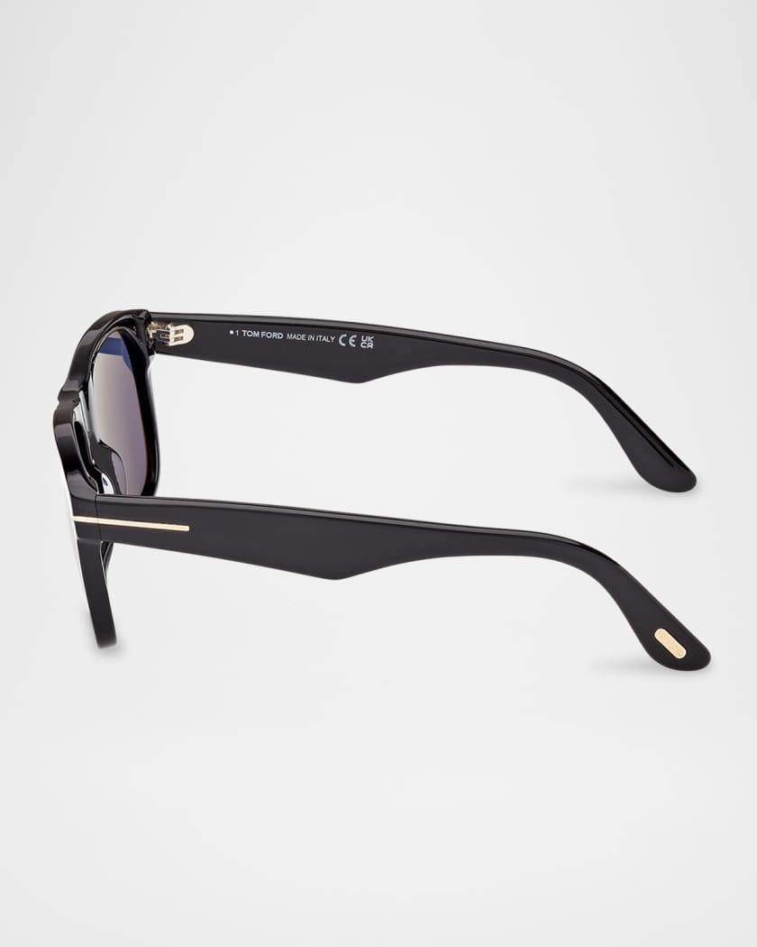TOM FORD Men's Marlon-02 Acetate Square Sunglasses | Neiman Marcus