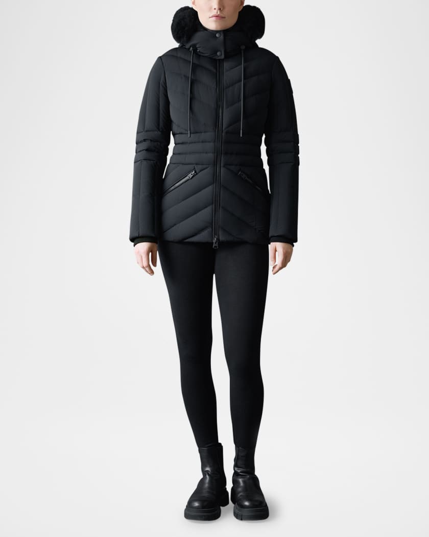 Nadia-SH Quilted Down Jacket with Detachable Hood