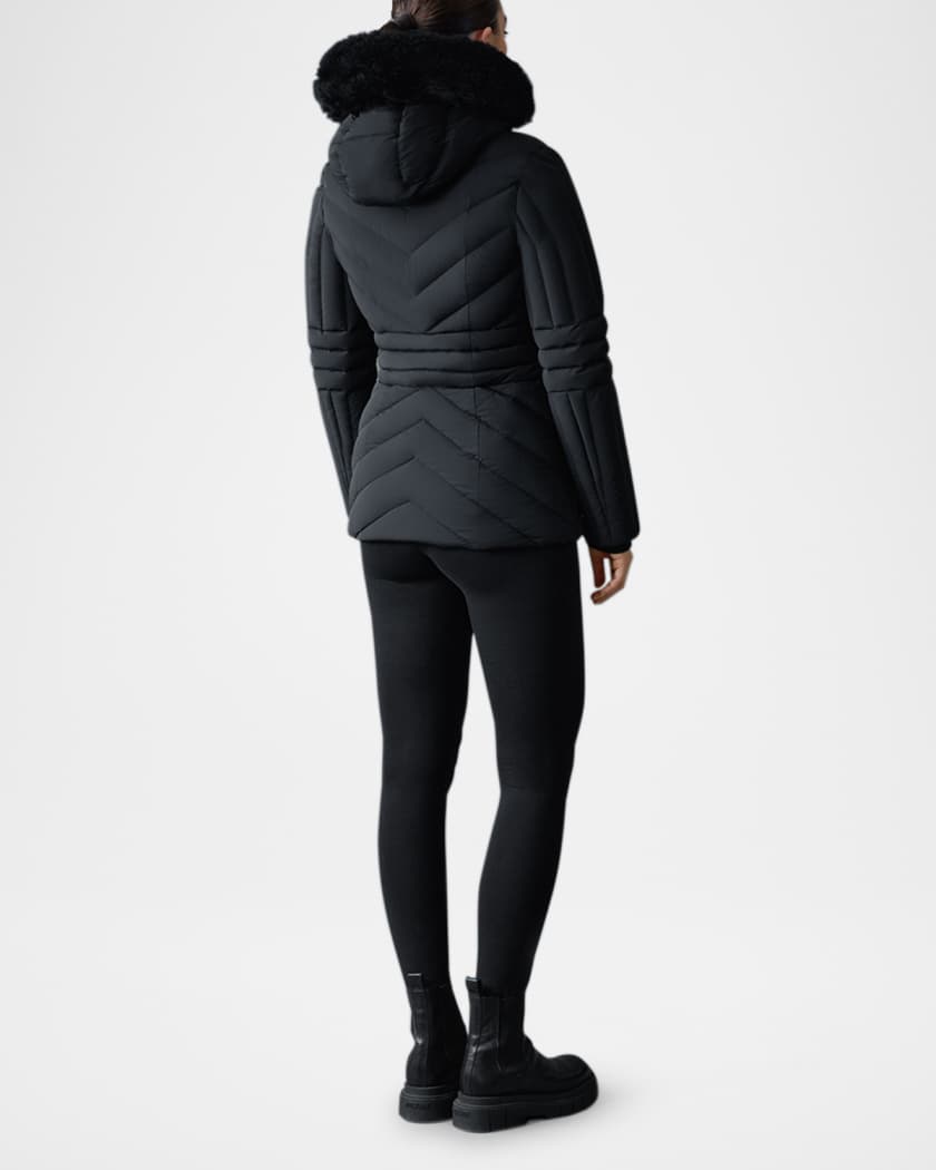 Nadia-SH Quilted Down Jacket with Detachable Hood