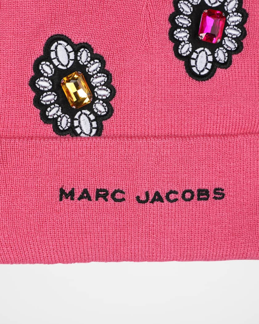 Girl's Logo-Embroidered Badge Beanie