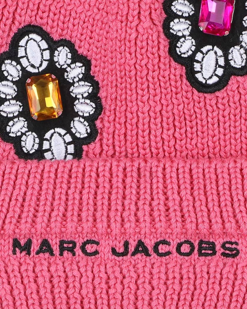 Girl's Logo-Embroidered Badge Beanie