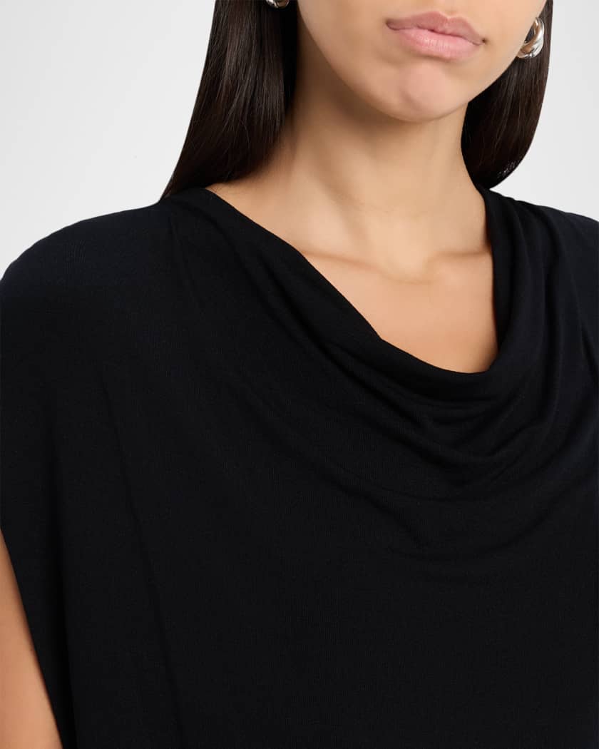 【Vince】 Cowl neckトップ Vince Draped Cowl-Neck Top | Neiman Marcus