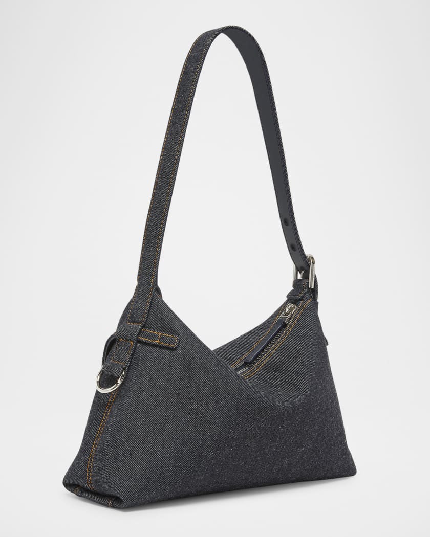 Givenchy Voyou Mini Shoulder Bag in Denim | Neiman Marcus
