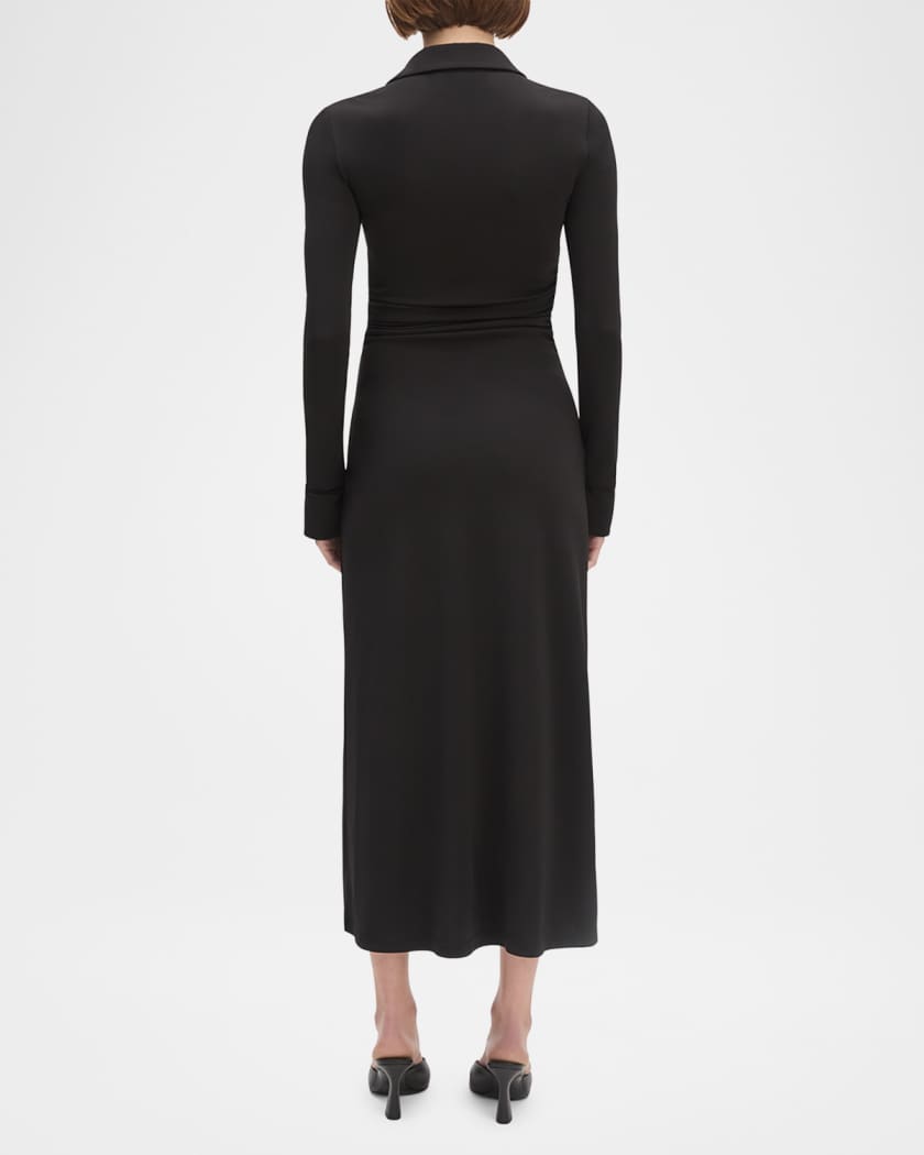 The Naomi Button-Front Midi Dress