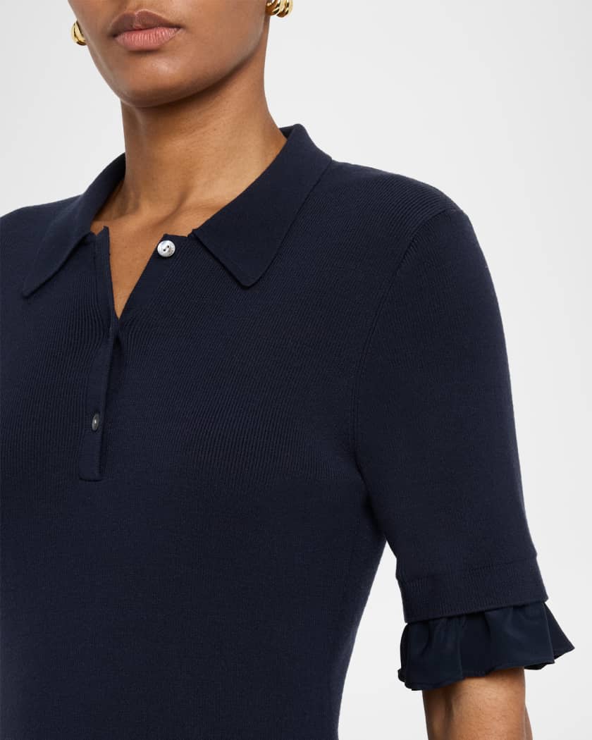 Keaton Short-Sleeve Polo Dress