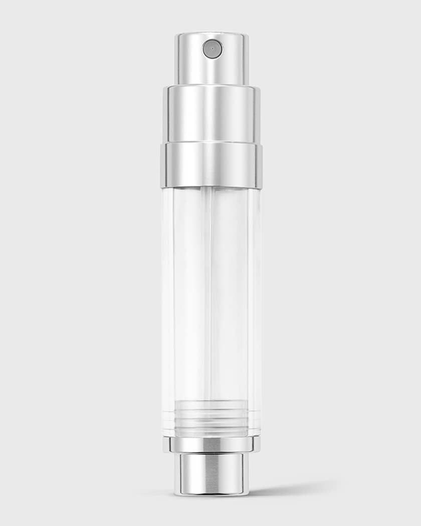 Refillable Silver Travel Spray Atomizer, 0.16 oz.