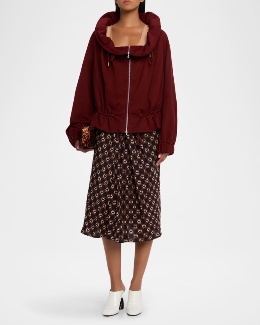 ZIP-UP JACQUARD JACKET Dries Van Noten風 ZIP-UP JACQUARD JACKET Dries Van Noten風 ZIP-UP JACQUARD