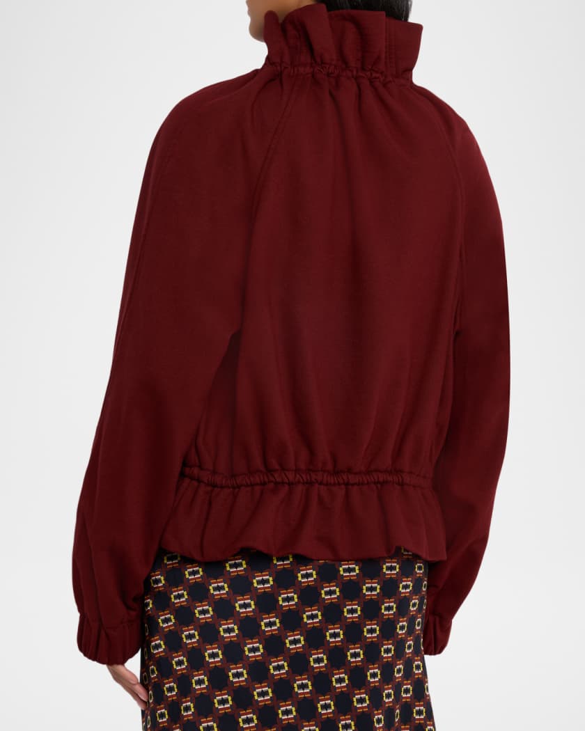 ZIP-UP JACQUARD JACKET Dries Van Noten風 ZIP-UP JACQUARD JACKET Dries Van Noten風 ZIP-UP JACQUARD