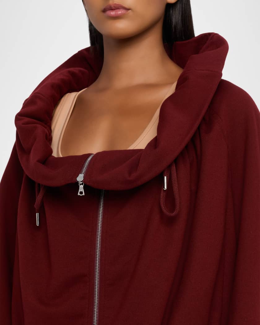 Dries Van Noten Hally Drawcord Cotton Zip Jacket | Neiman Marcus