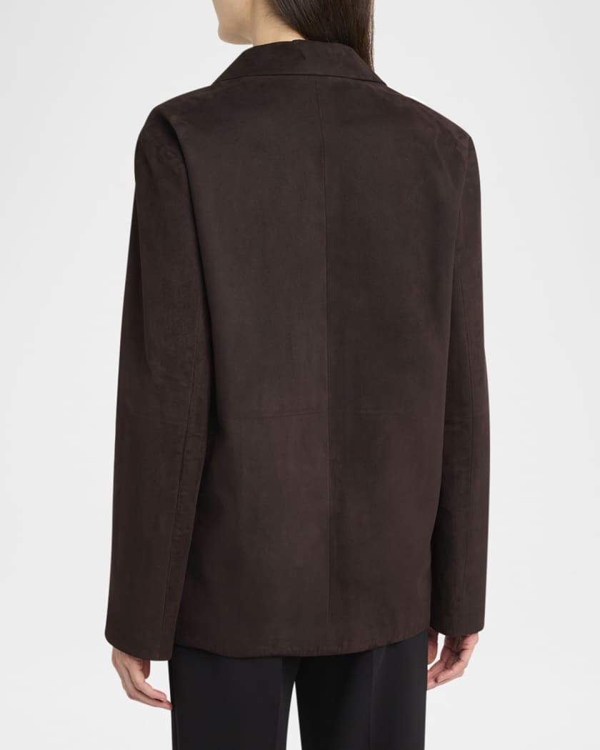 Fabian Suede Single-Breasted Jacket