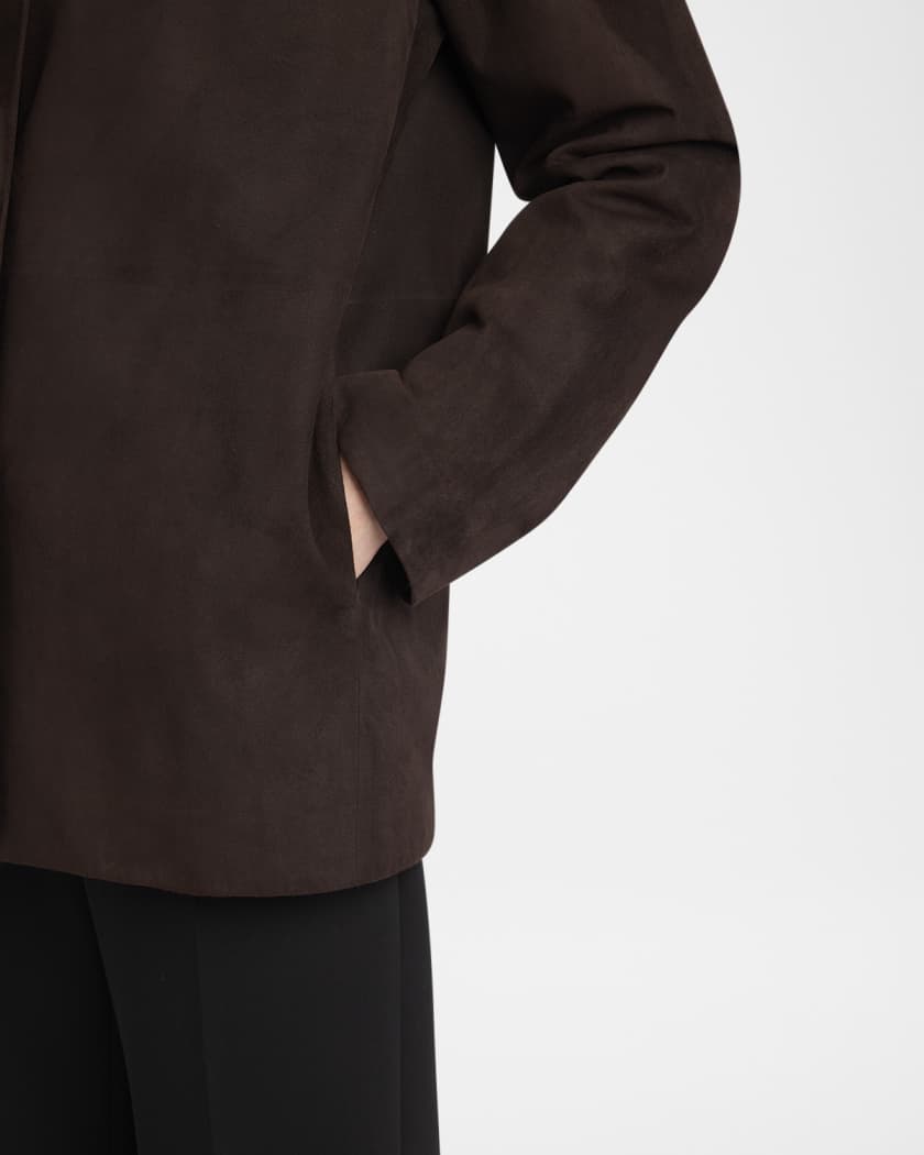 Fabian Suede Single-Breasted Jacket