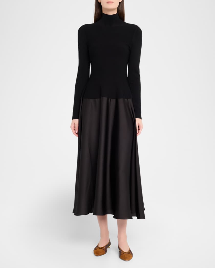 Gioia Leopard Mesh and Suede Ballet Flats