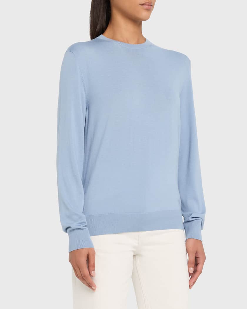 Loro Piana Iconic Royal Wool-Silk Sweater | Neiman Marcus