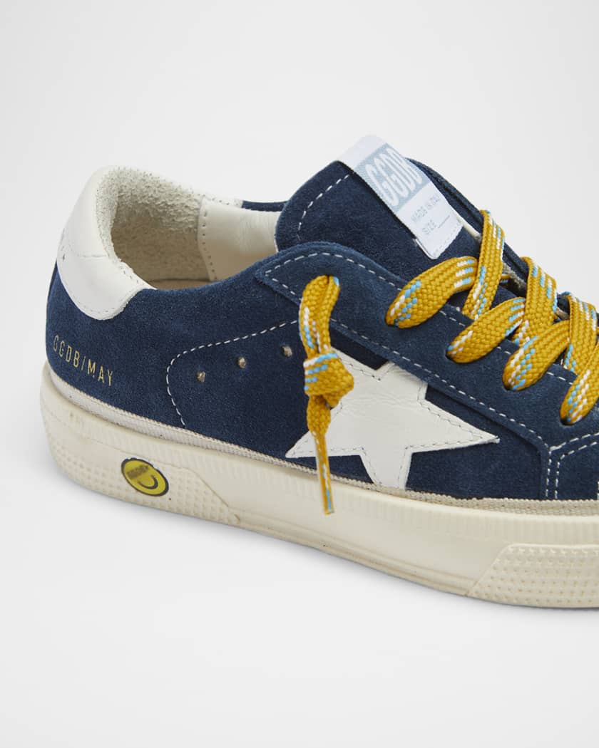 Boy's May Leather and Suede Sneakers, Baby/Toddler