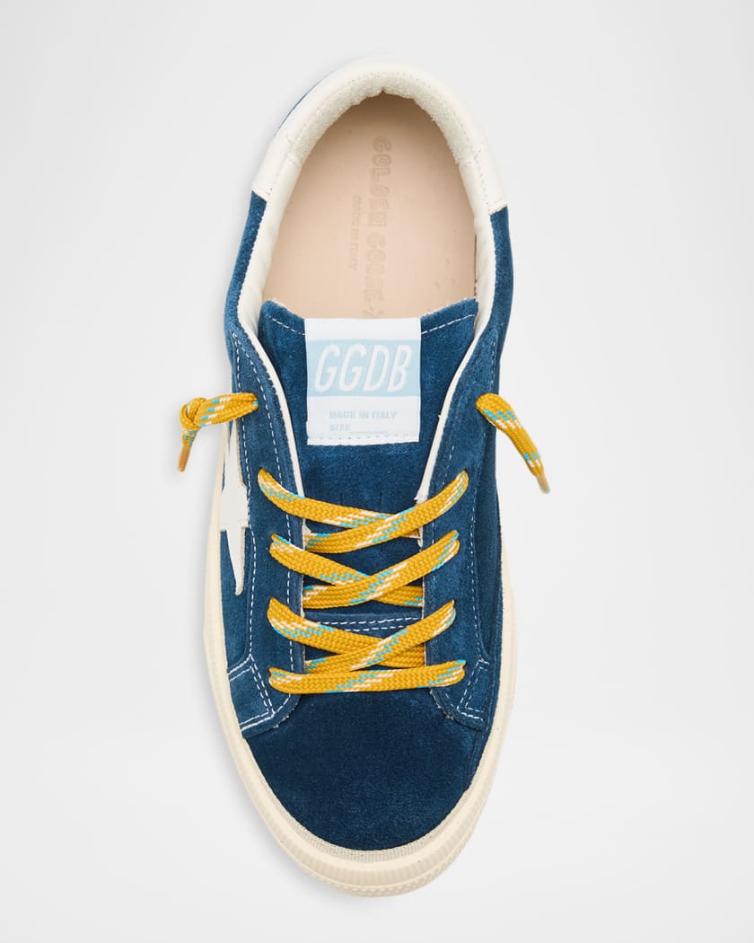 Boy's May Suede Low-Top Sneakers, Toddlers/Kids