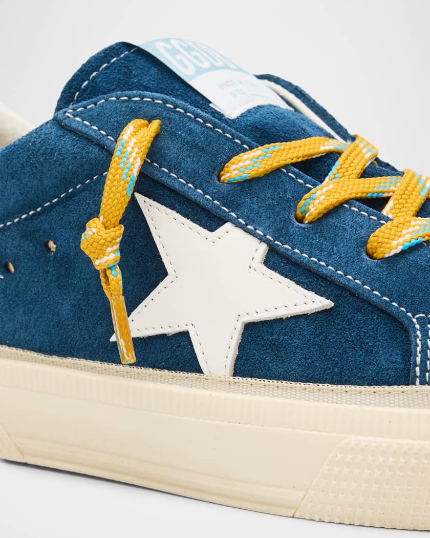 Boy's May Suede Low-Top Sneakers, Toddlers/Kids