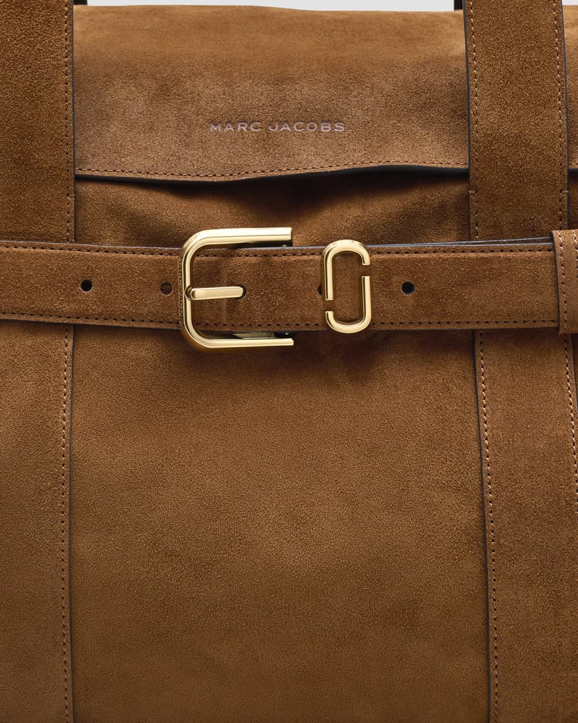 The Dakota Belted Suede Tote Bag