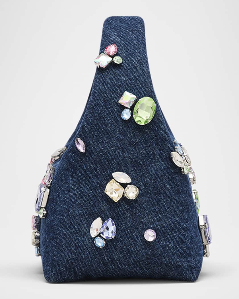 The Sack Bag in Gem Denim